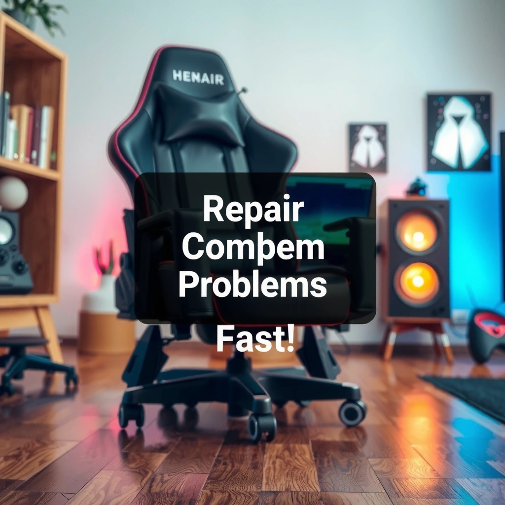 Chair Problem - How to Repair a Gaming Chair