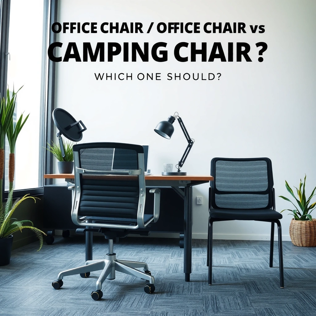 Comfort Ergonomics - Office Chair vs Camping Chair