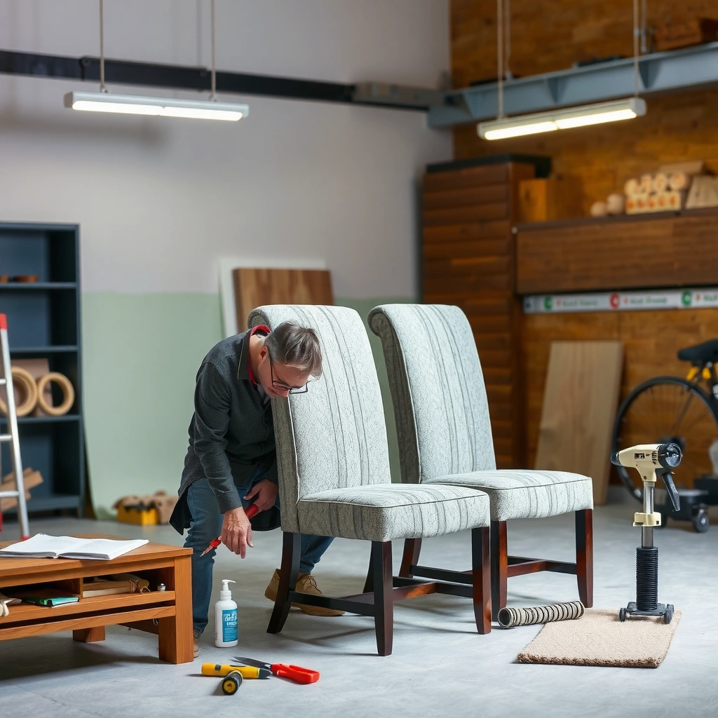 Gather Tools - How to Upholster Dining Chairs
