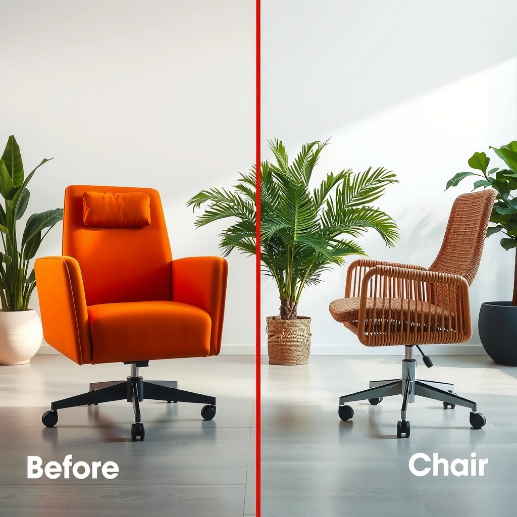 Indoor Work Outdoor Seating - Office Chair vs Patio Chair