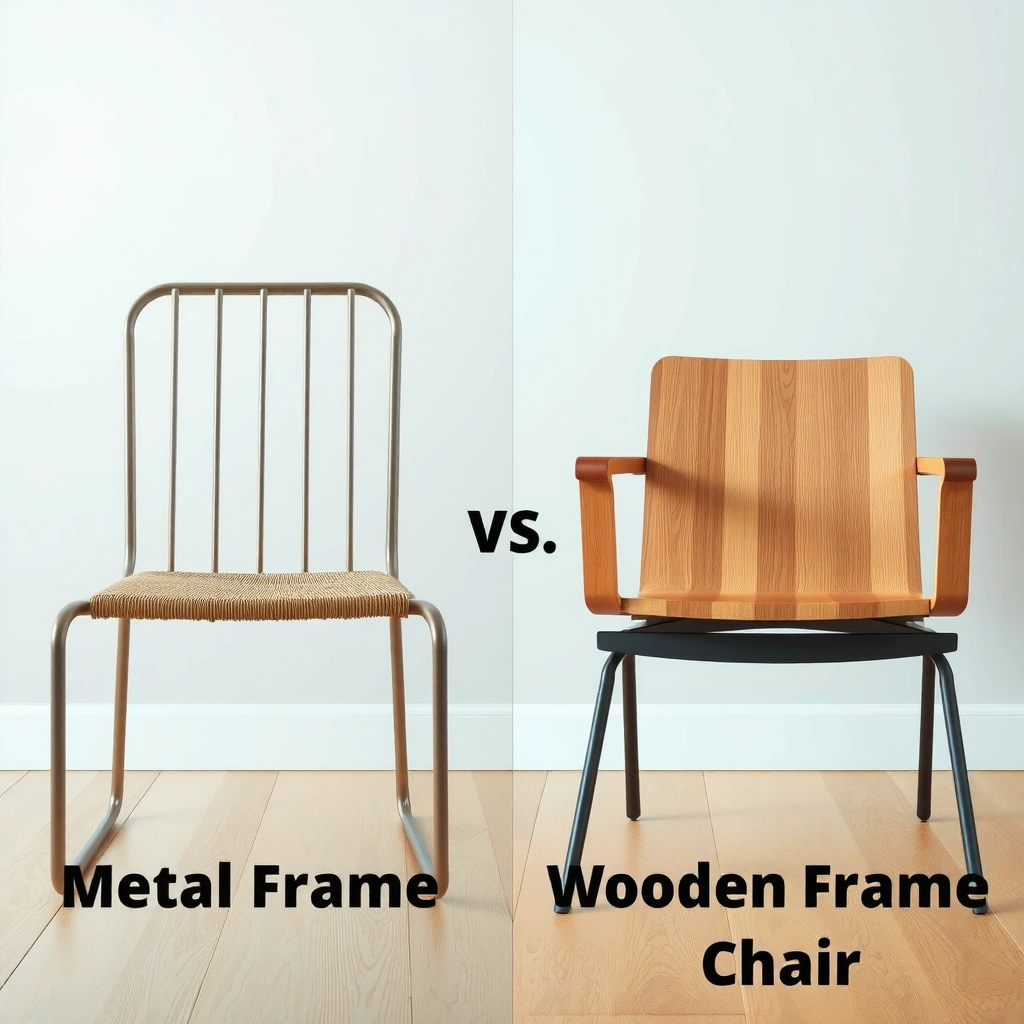 Metal Frame Chair - Metal Frame vs Wooden Frame Chair