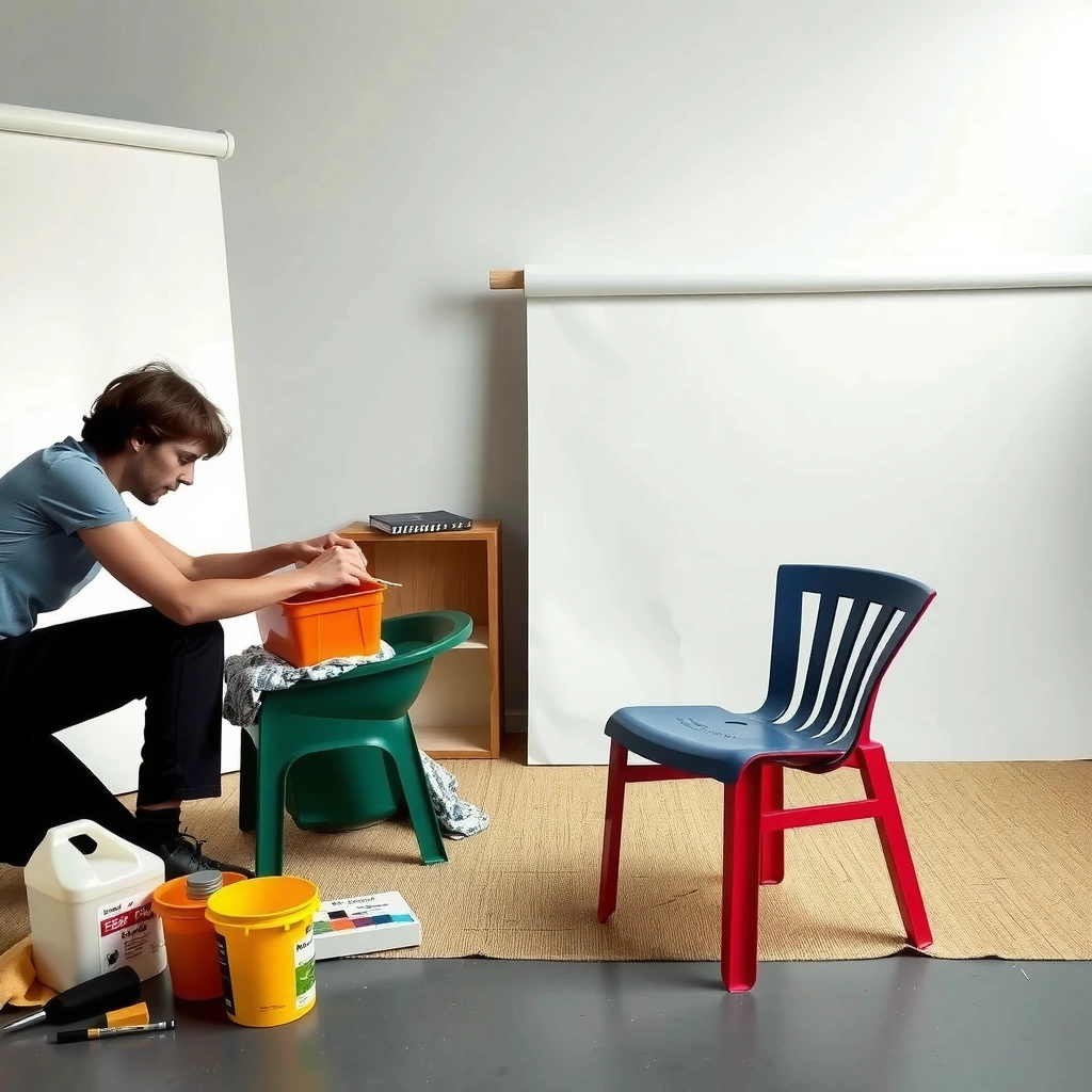 Paint - How to Paint Plastic Chairs