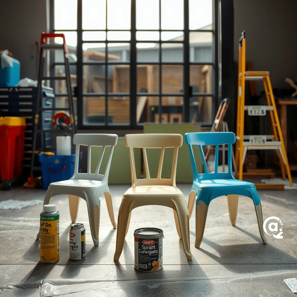 Spray Paint - How to Spray Paint Metal Chairs