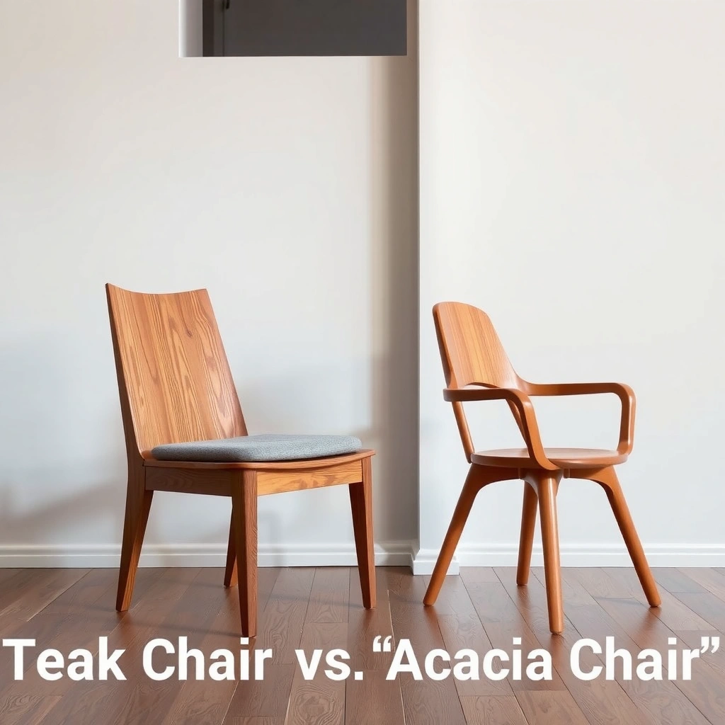 Teak Chair - Teak Chair vs Acacia Chair
