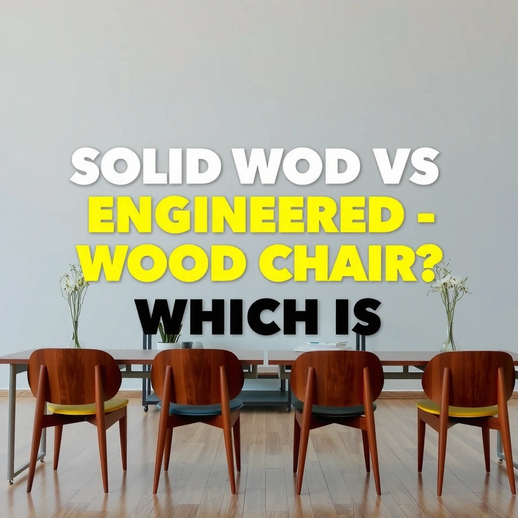 Wood - Solid Wood vs Engineered Wood Chair